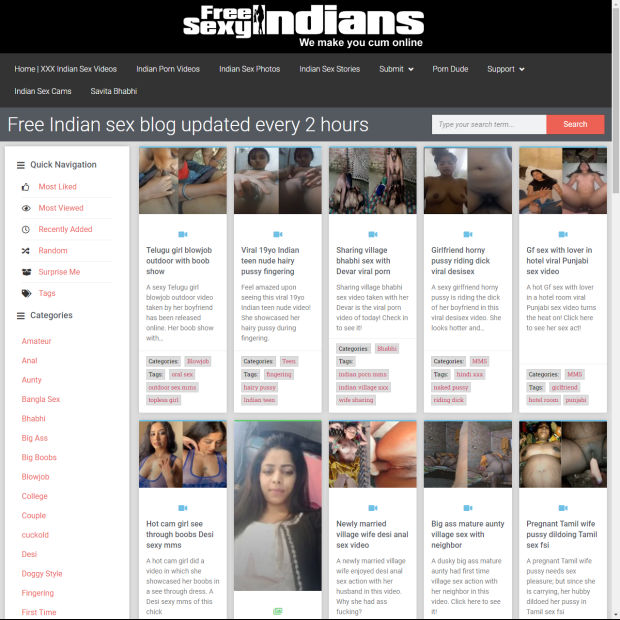 freesexyindians.com